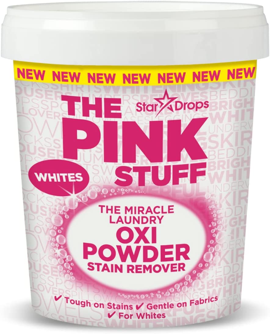 THE PINK STUFF Laundry Oxi Powder Stain Remover Whites 1 kg