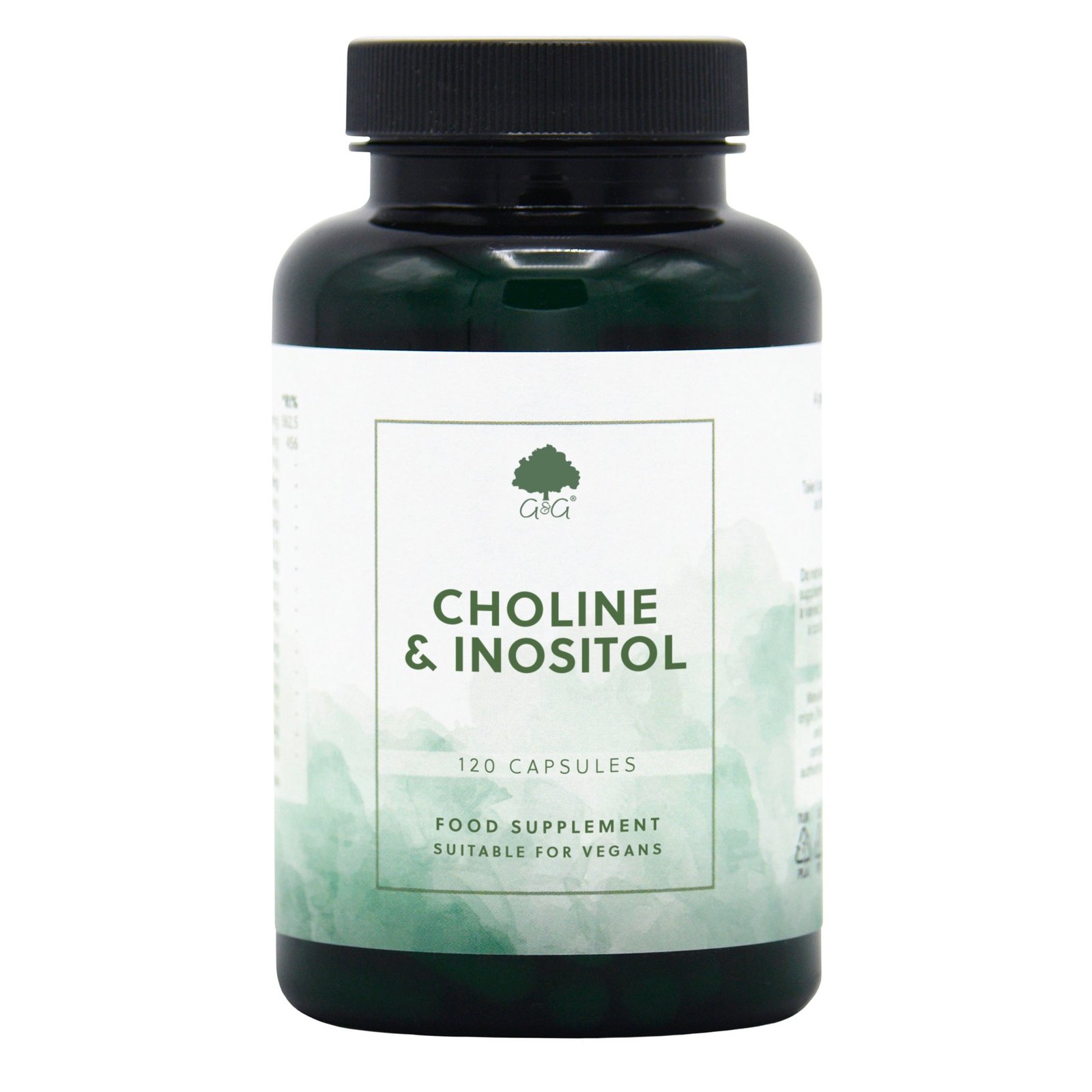 G&G Choline 250mg & Inositol 250mg 120 kapslar
