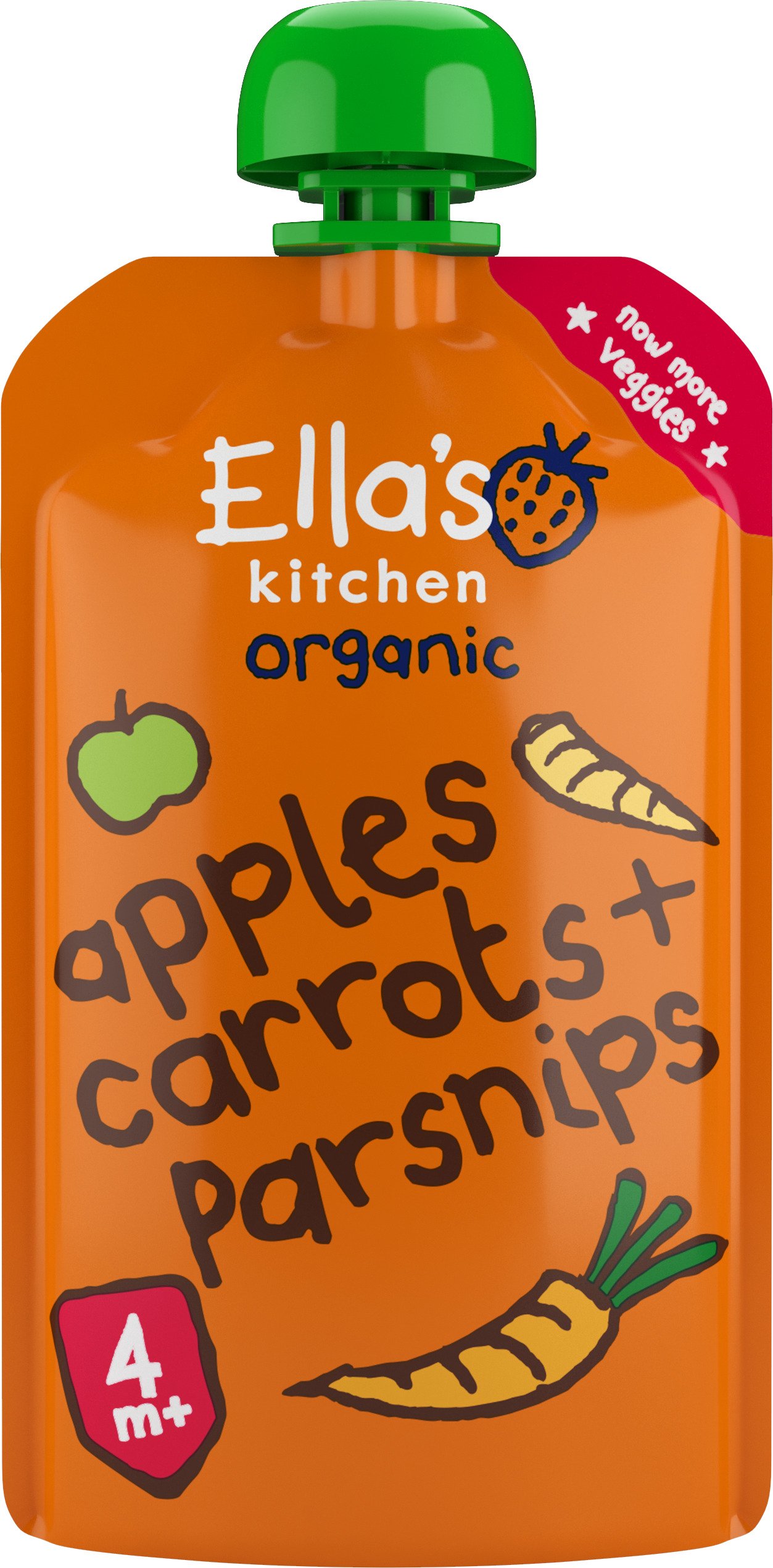 Ella's Kitchen Äpplen, Morötter & Palsternacka 120g