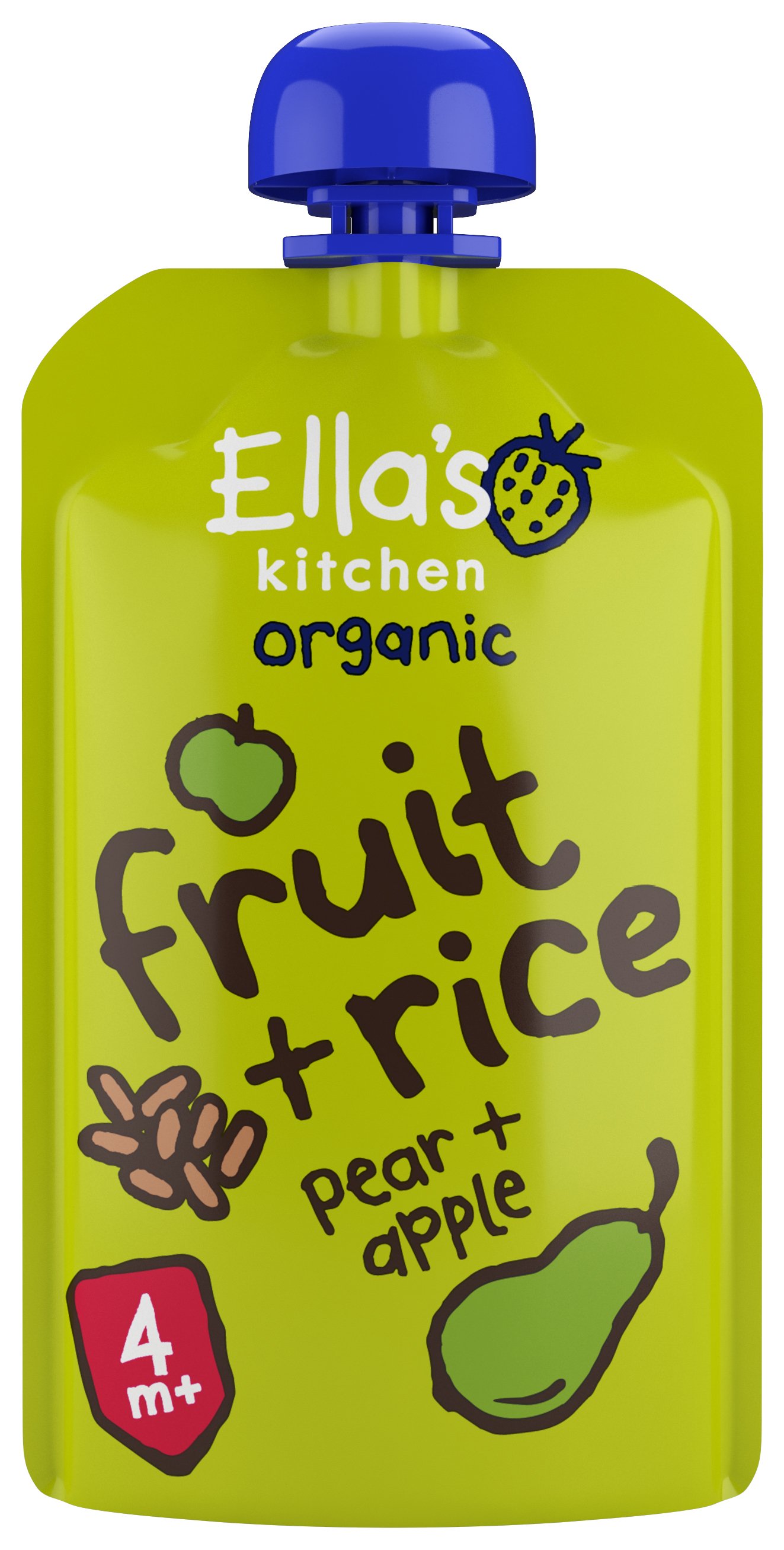 Ella's Kitchen Fruktris med päron & äpple 120 g