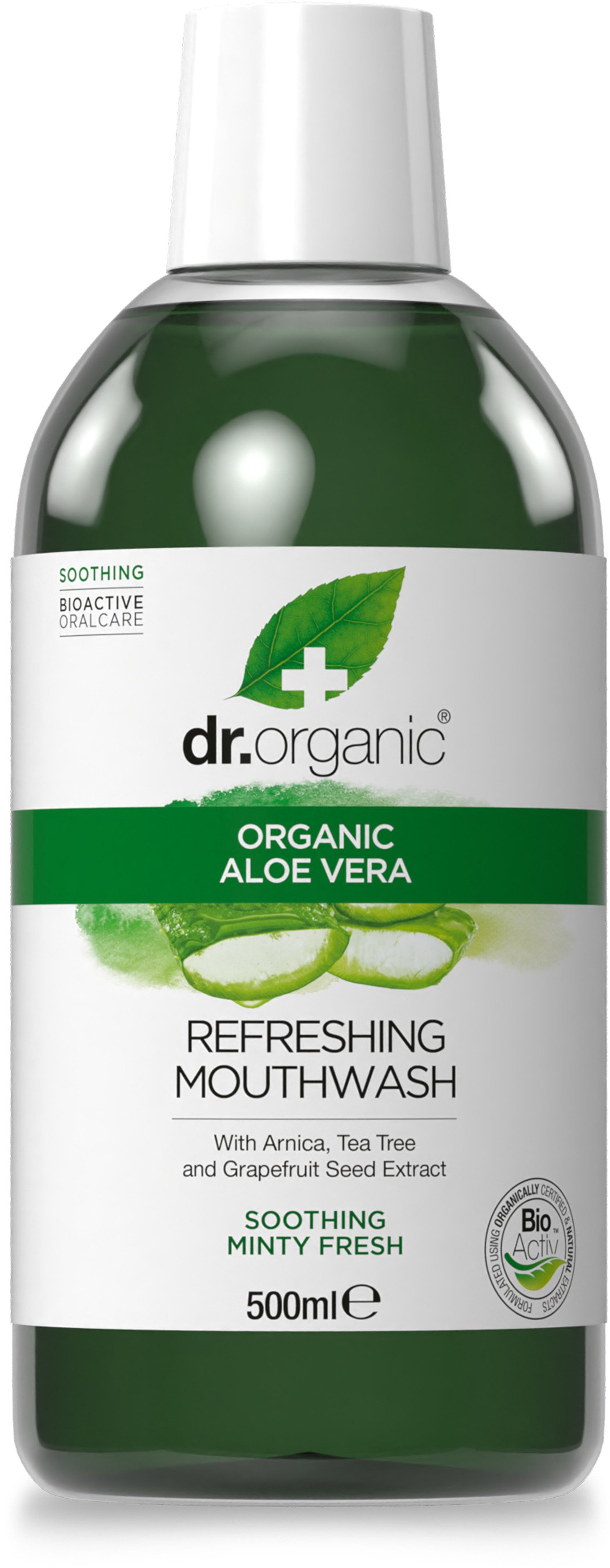 Dr Organic Aloe Vera Refreshing Mouthwash 500 ml