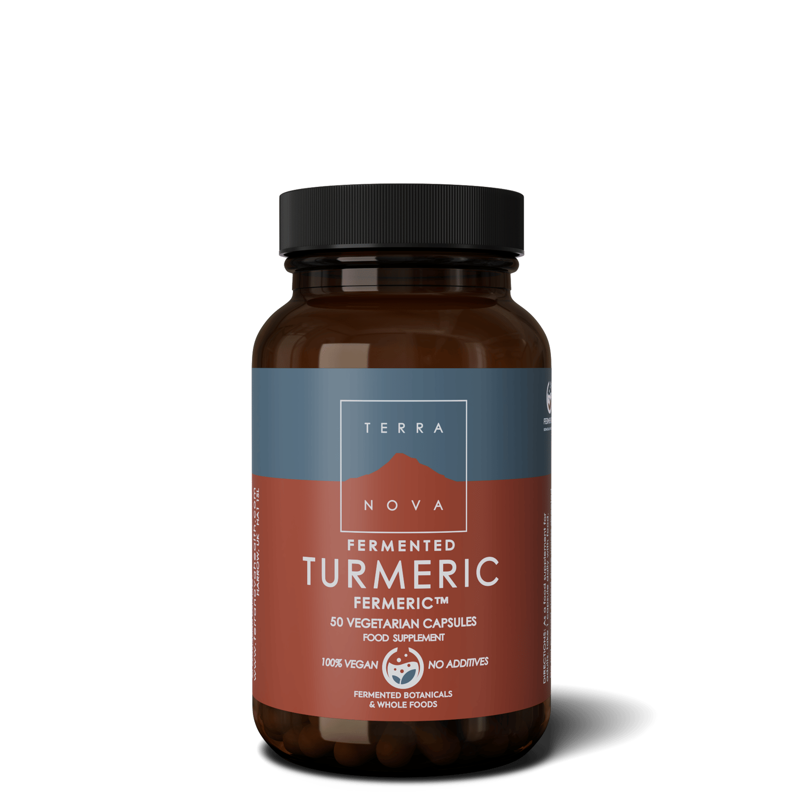 Terranova Fermented Turmeric Fermeric 350 mg 50 kapslar