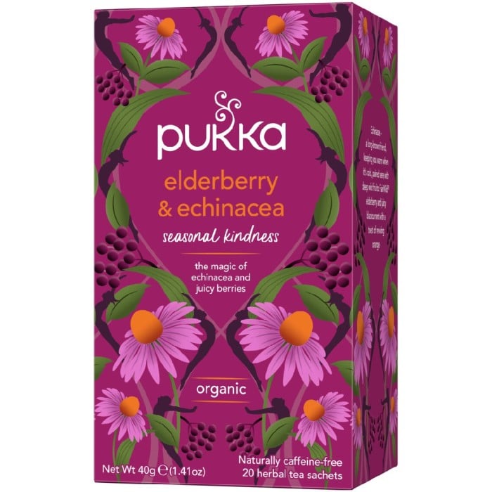 Pukka Herbs Elderberry & Echinacea 20 st