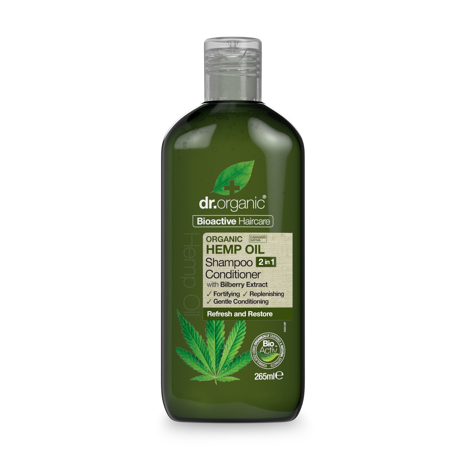 Dr Organic Hemp Oil Shampoo & Conditioner 265 ml