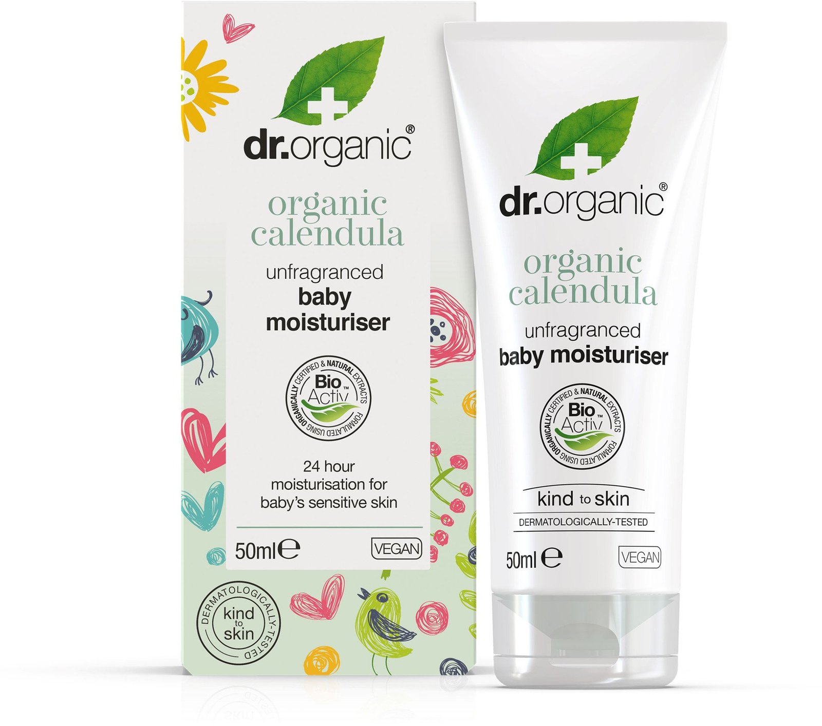 Dr Organic Calendula Baby Moisturiser Cream 50 ml