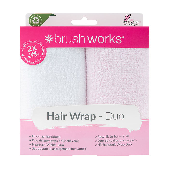 brushworks Hair Towels 2 st