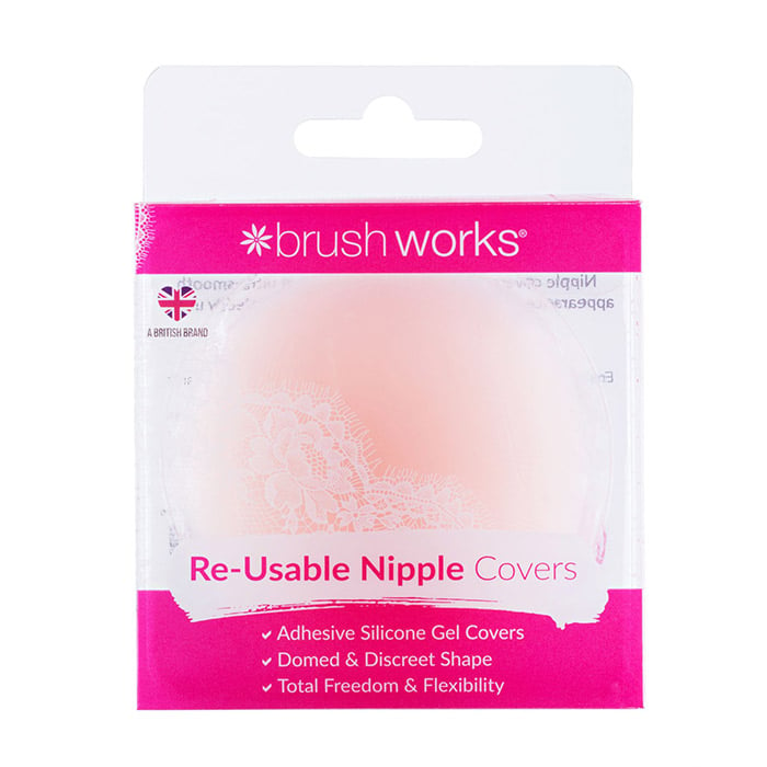 Brushworks Reusable Silicone Nipple Covers 1 st