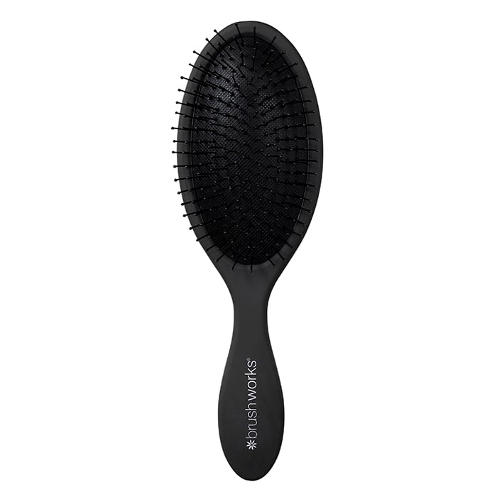Brushworks Oval Detangling Hair Brush Black 1 st
