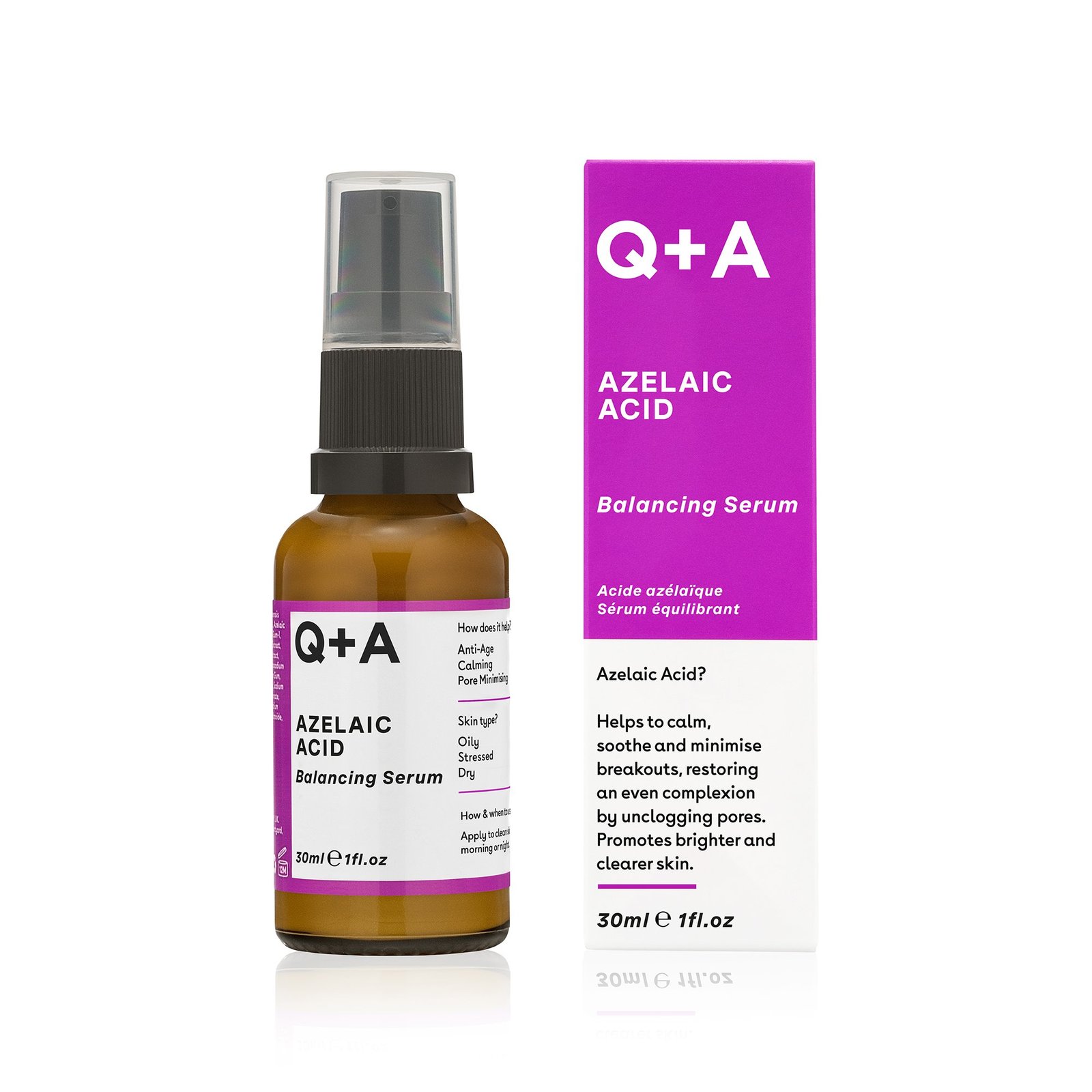 Q+A Azelaic Acid Facial Serum 30 ml