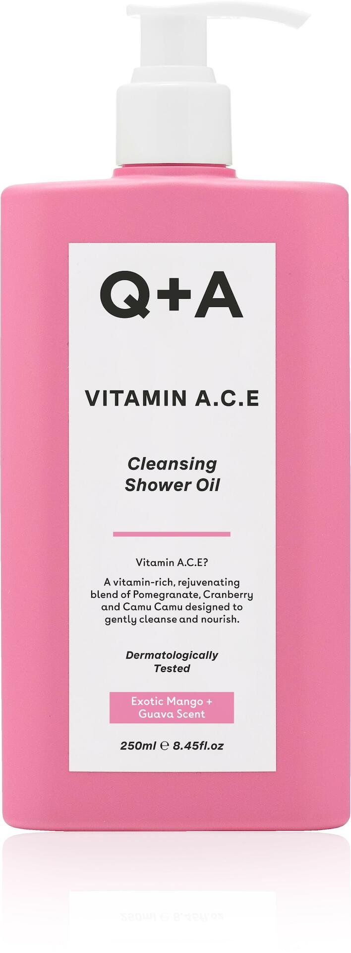 Q+A Vitamin A.C.E Shower Oil 250ml