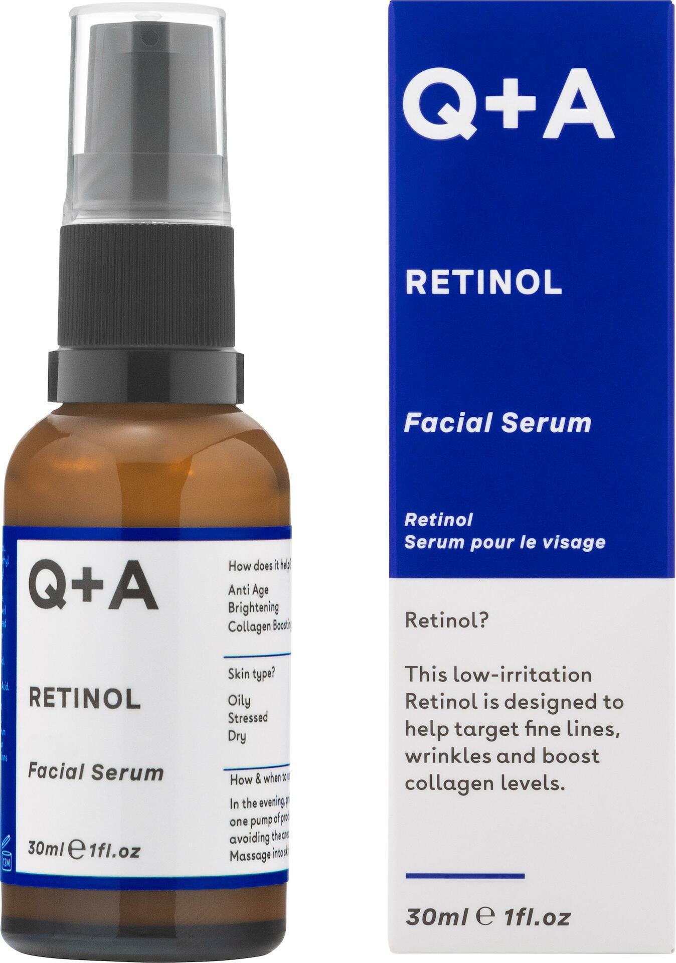 Q+A Retinol 0.2% Serum 30ml