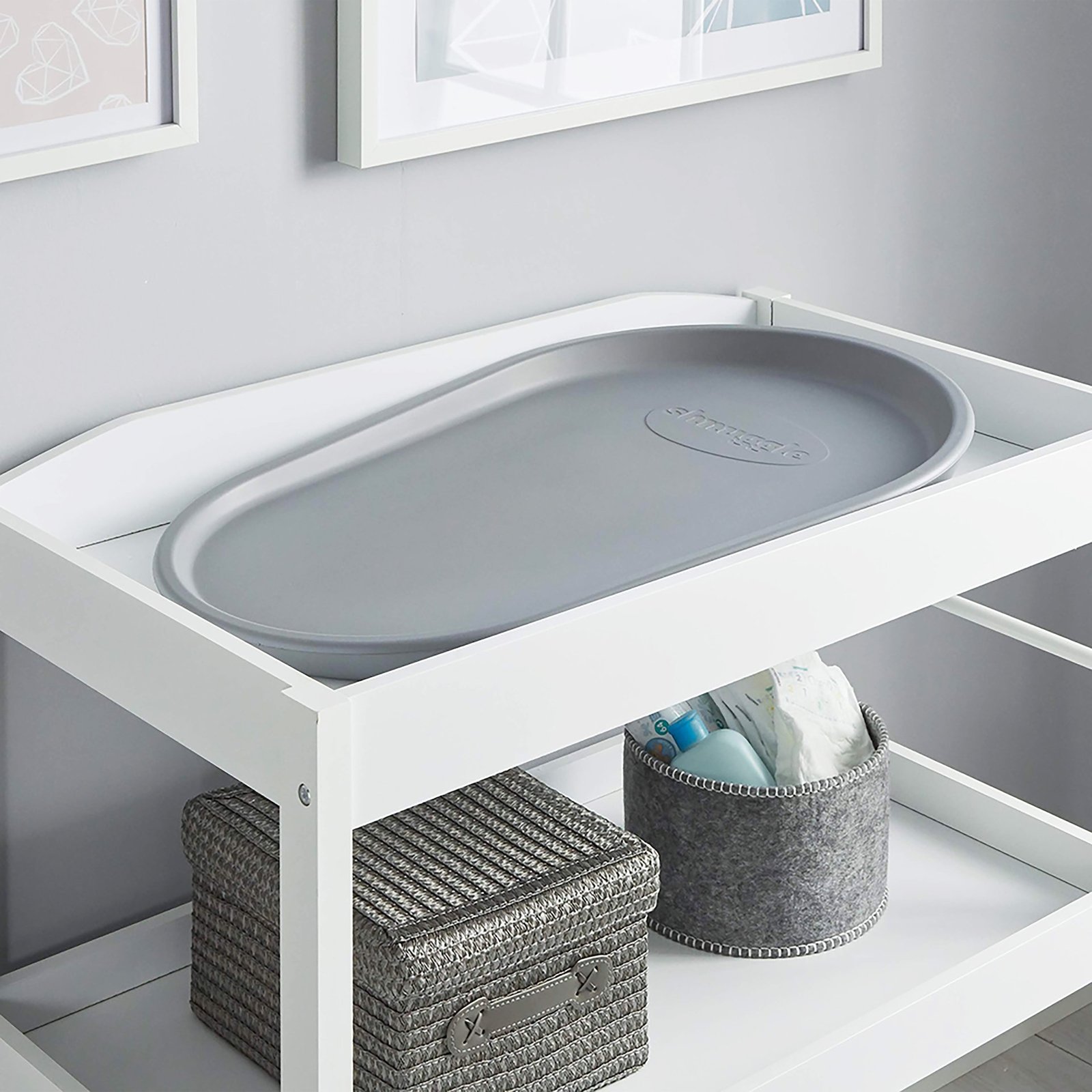 Köp shnuggle Changing Mat Squishy Grey 1 st Apohem