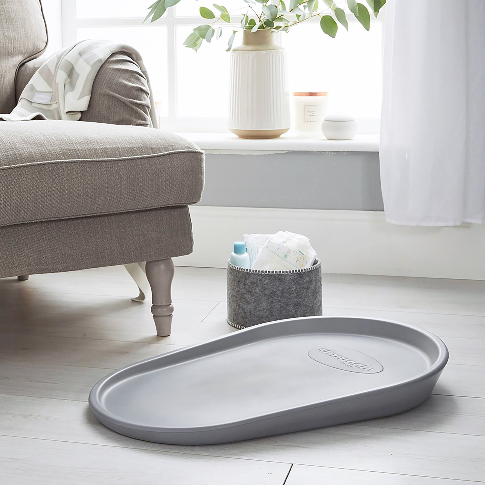 Köp shnuggle Changing Mat Squishy Grey 1 st Apohem