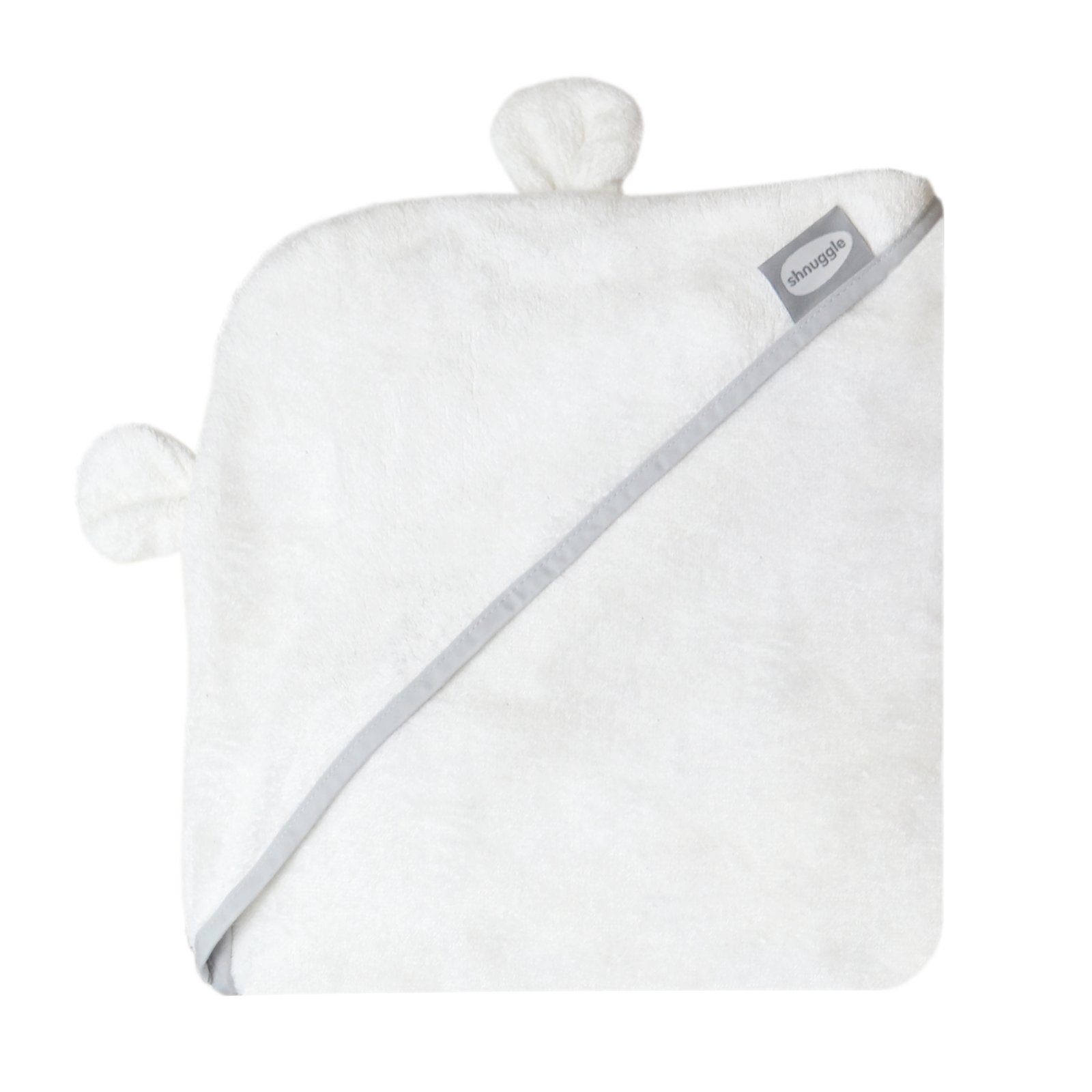 shnuggle Baby Towel Wearable 85x85 cm White 1 st