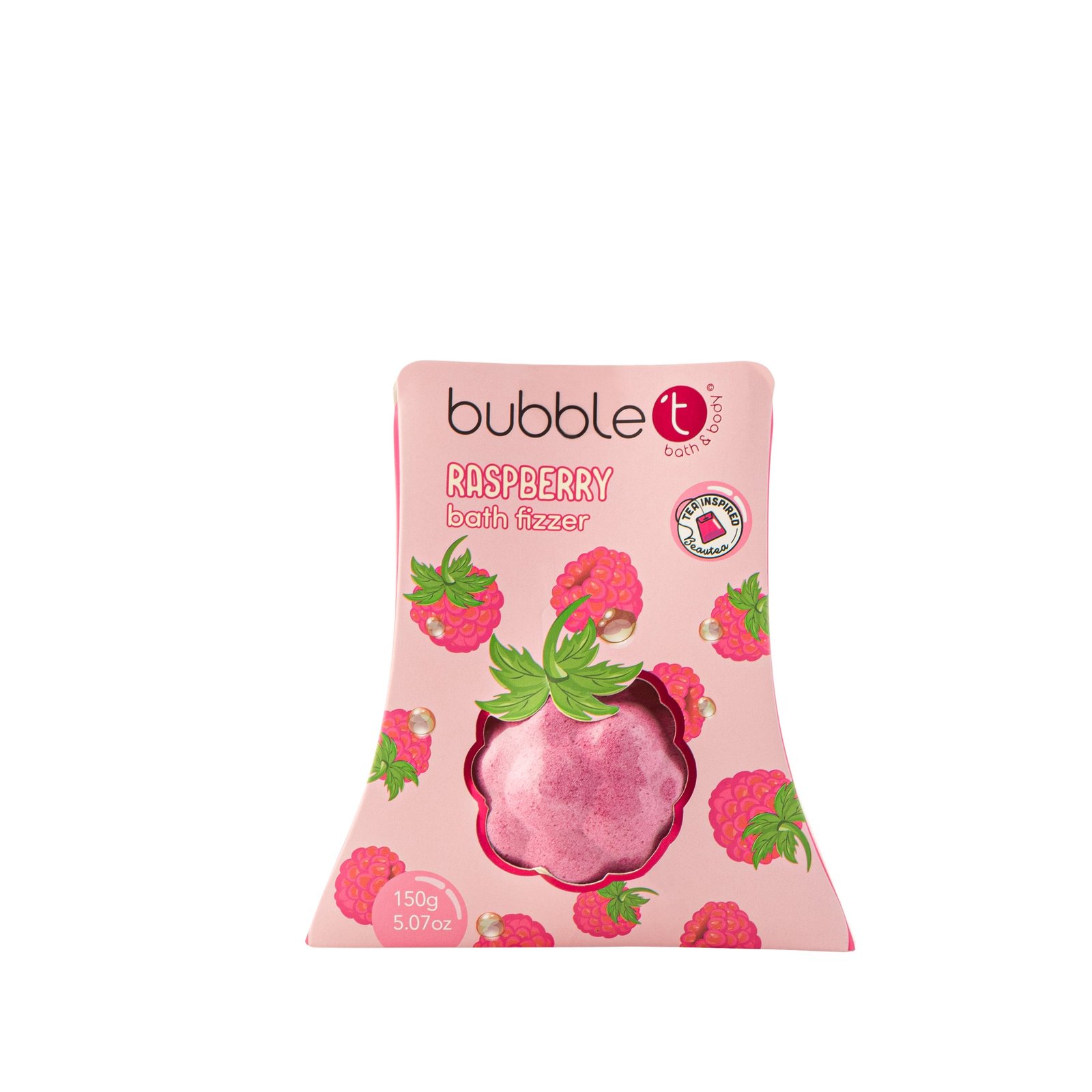 BubbleT Fruitea Raspberry Bath Fizzer 150g