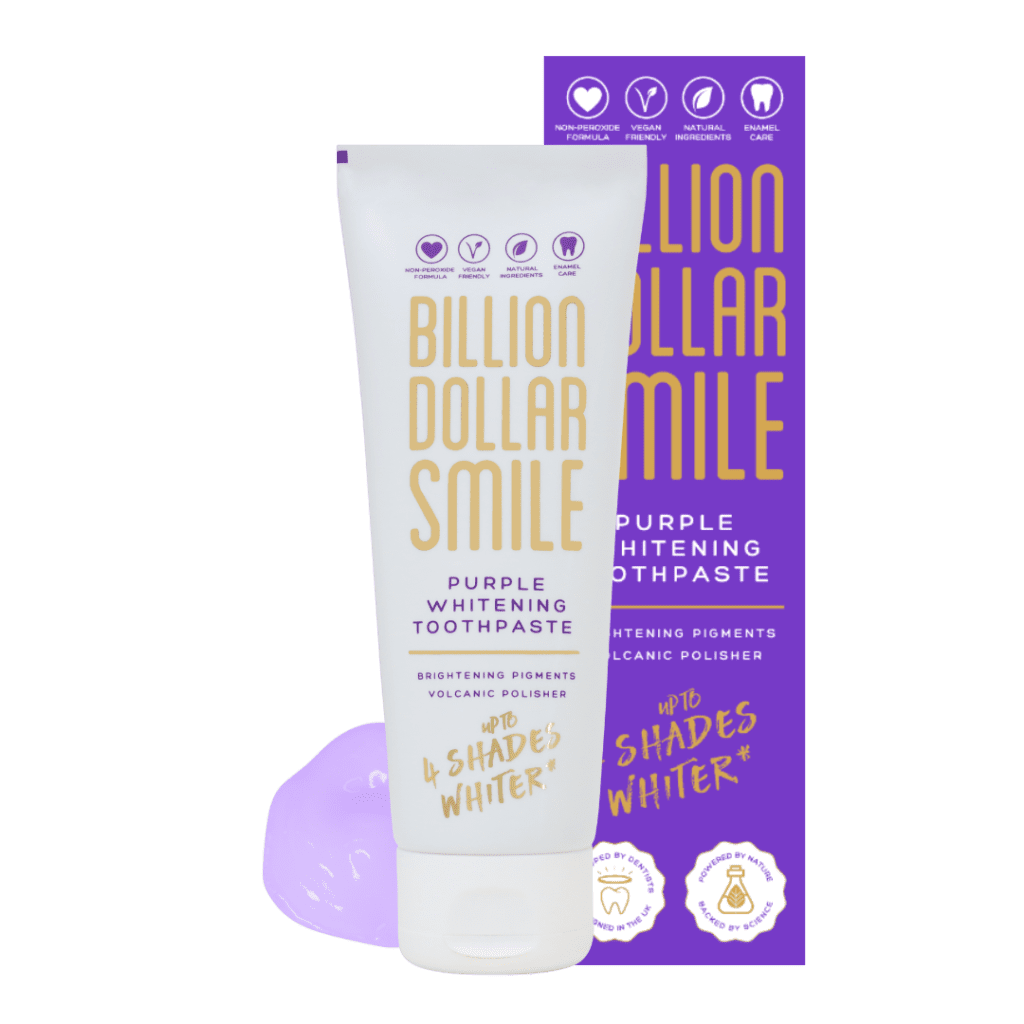 Billion Dollar Smile Purple Whitening Toothpaste 75ml