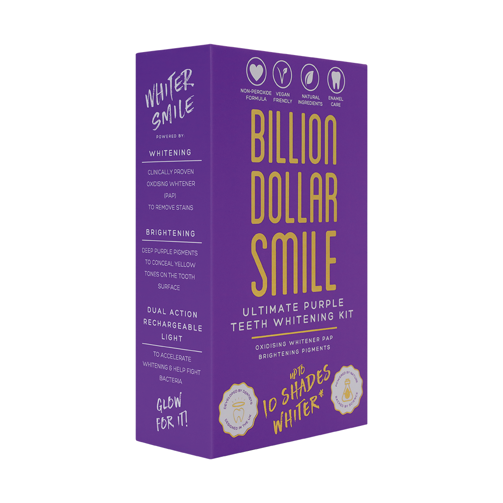 Billion Dollar Smile Ultimate Purple Teeth Whitening Kit (Purple PAP) 3x3ml