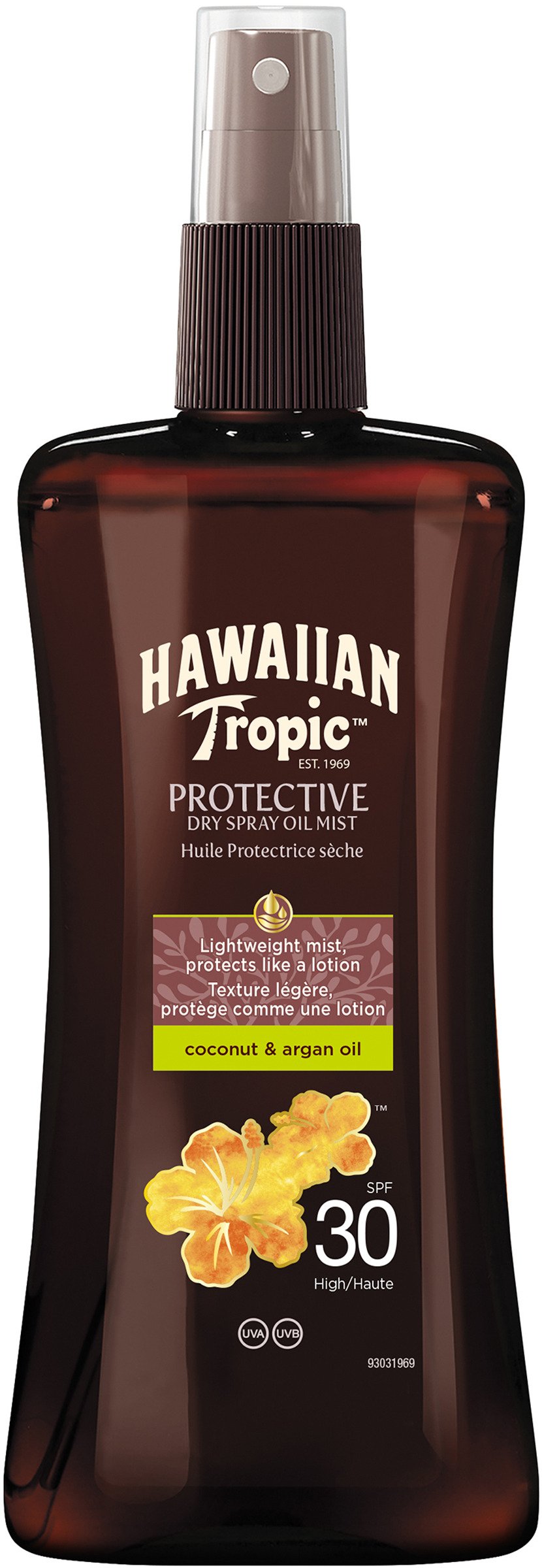 Hawaiian Tropic Protective Dry Spray Oil SPF30 200 ml