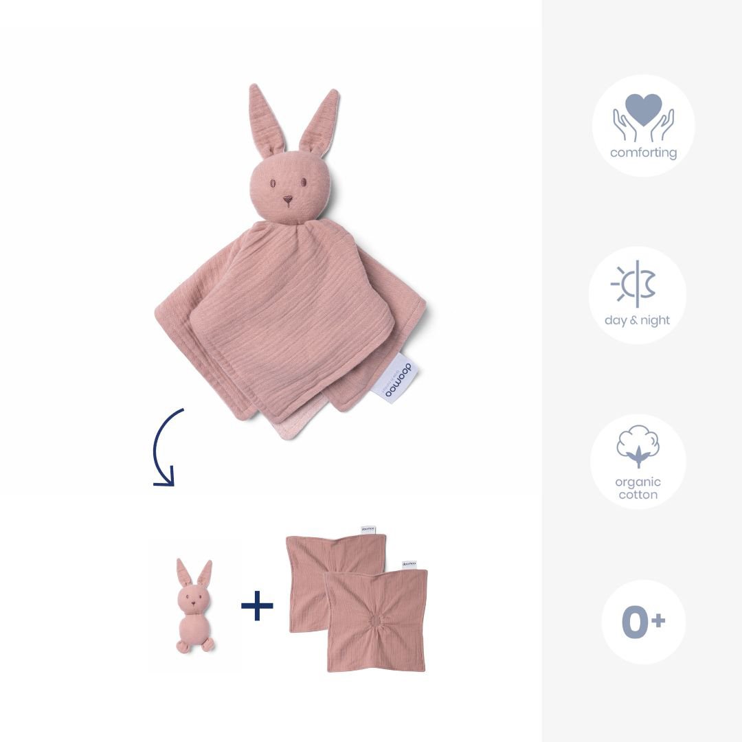 Doomoo Gosedjur med Snuttefiltar Rosa