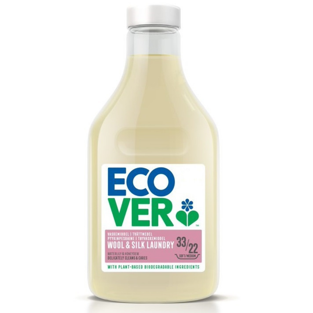 Ecover Flytande Tvättmedel Fintvätt Silke & Ull Waterlily & Honeydew 1000 ml