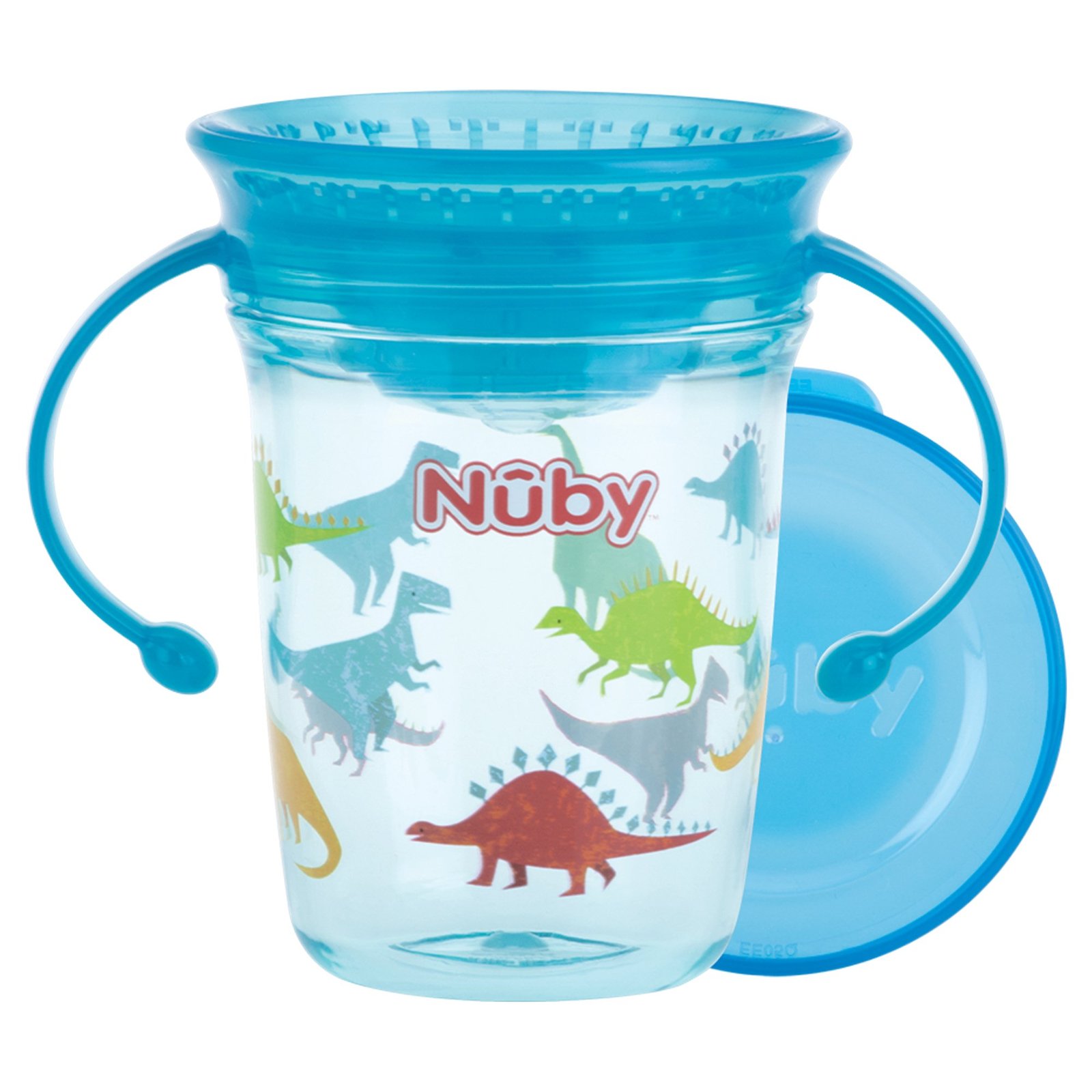 Nuby Twin handle 360° wonder cup made with Tritan™ Aqua 240ml 6m
