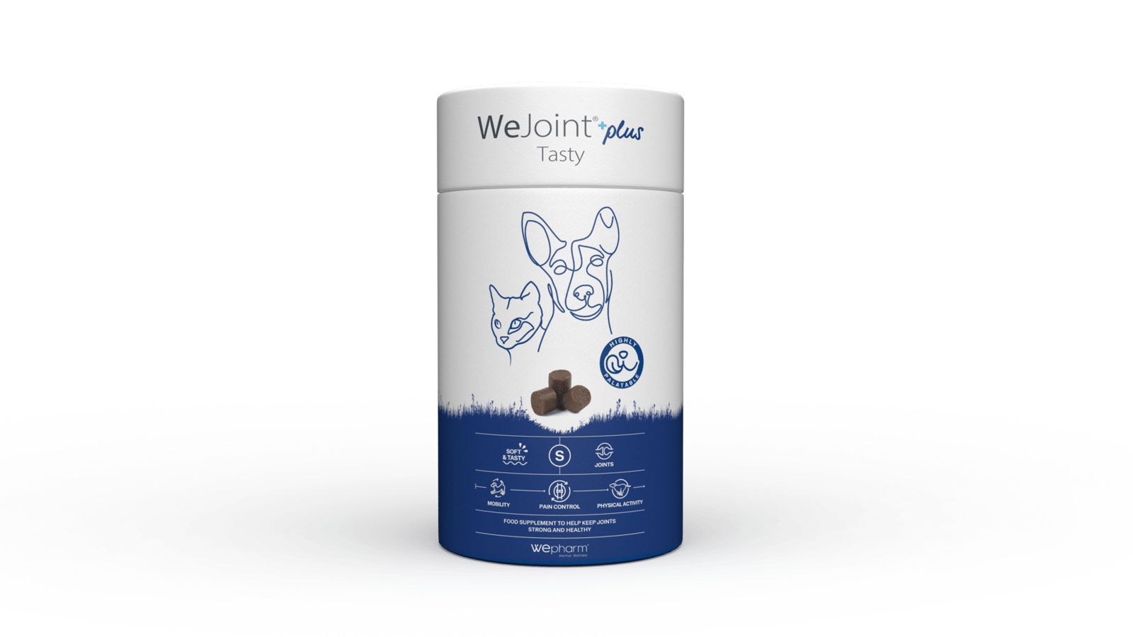 Wepharm WeJoint+ för hund och katt Tasty Small 30 Soft-Chews Tuggbitar