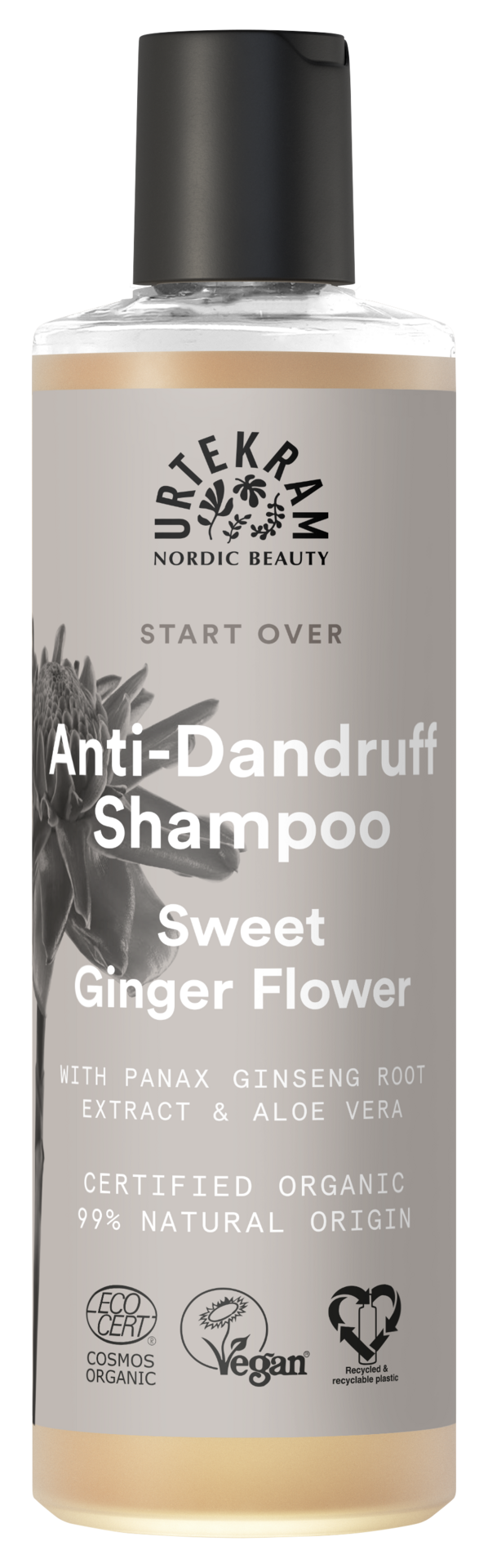 Urtekram Beauty Anti-Dandruff Shampoo Sweet Ginger Flower 250 ml