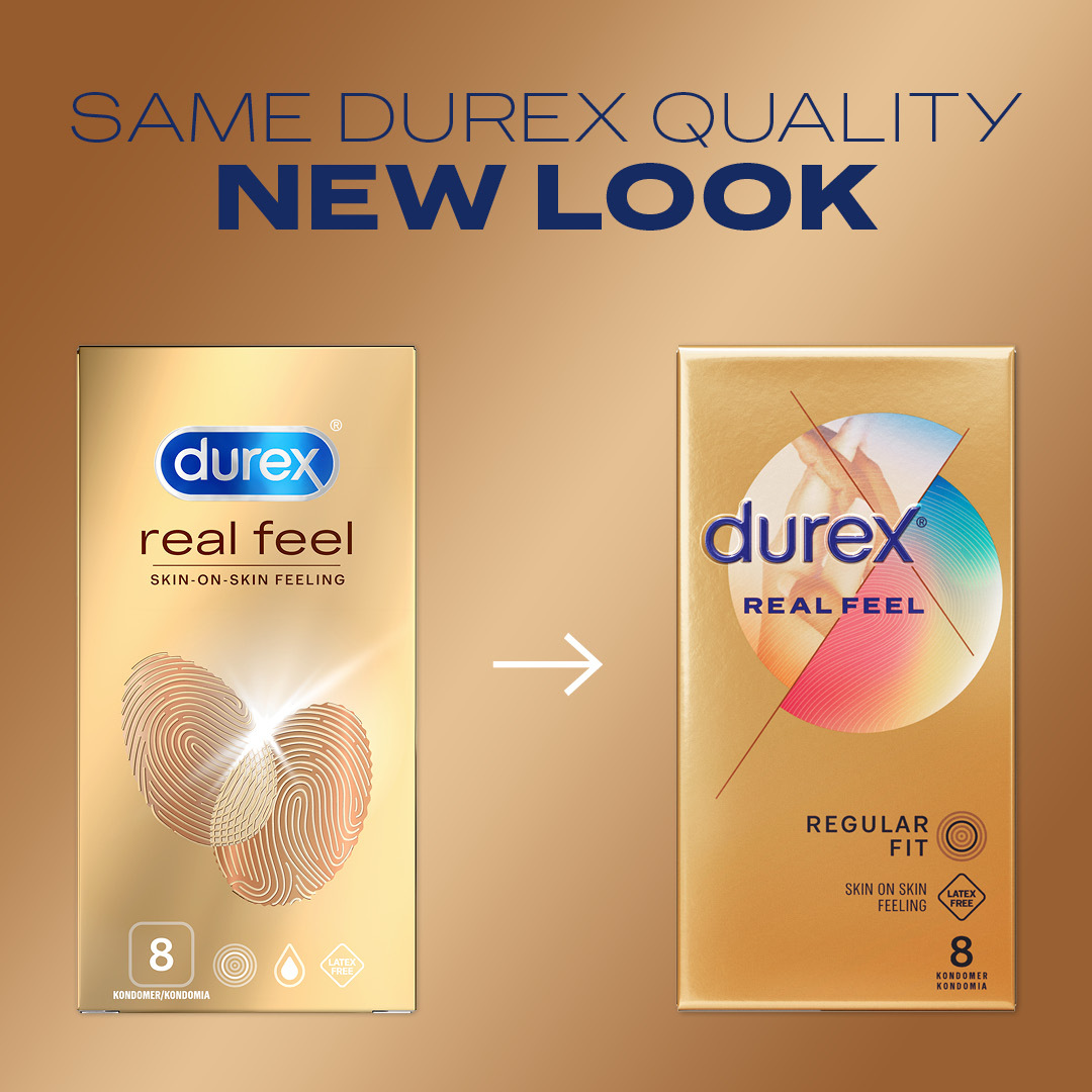 Durex Real Feel Skin-On-Skin Feeling 8 st