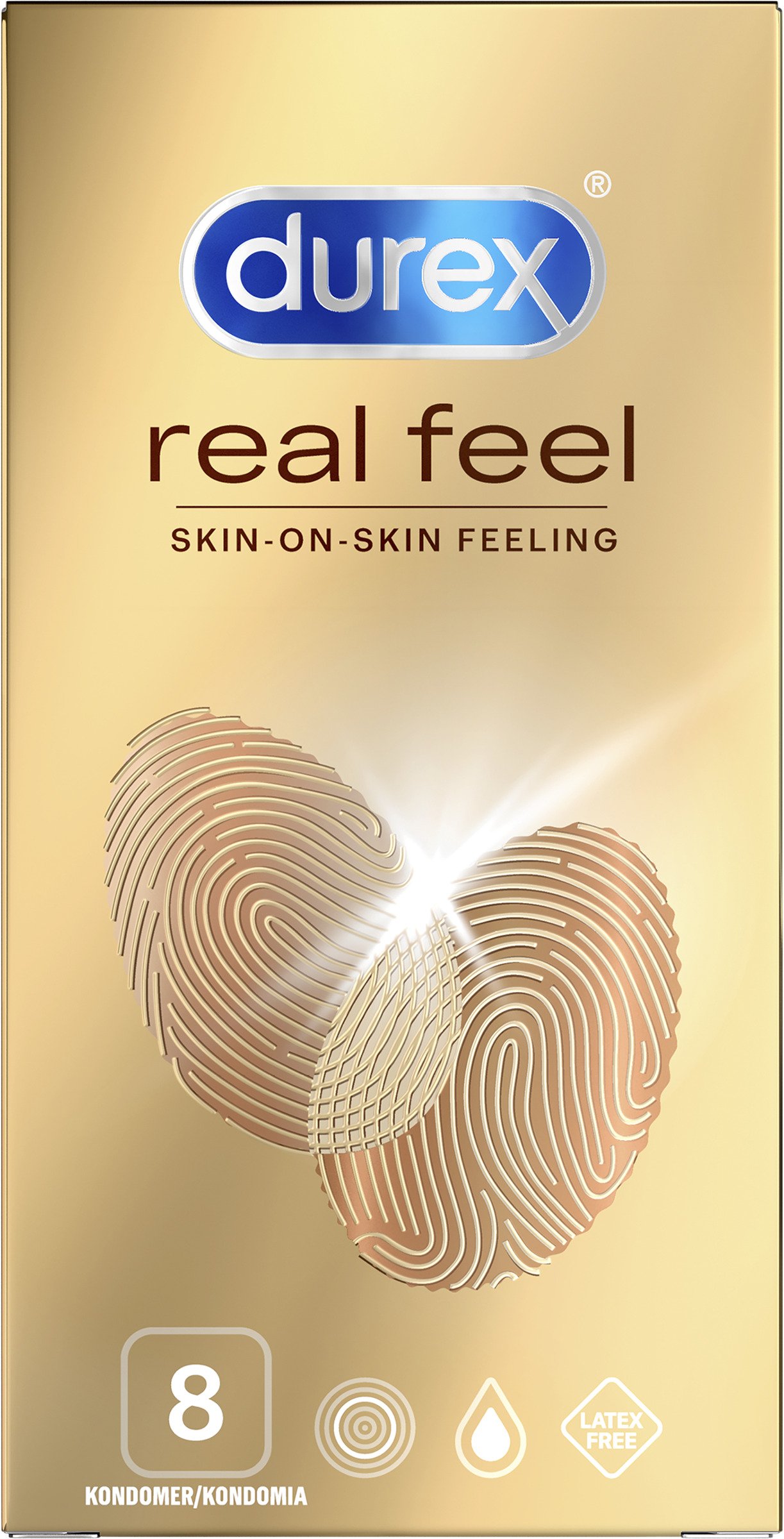 Durex Real Feel Skin-On-Skin Feeling 8 st