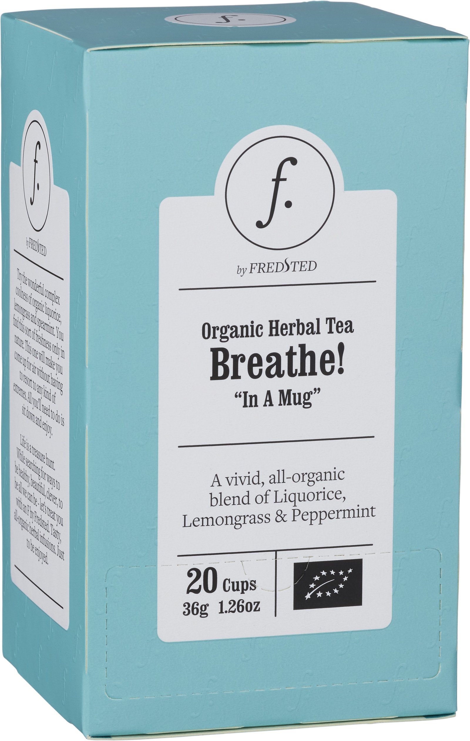 FREDSTED f. by Fredsted Organic Herbal Tea Breath 20 st