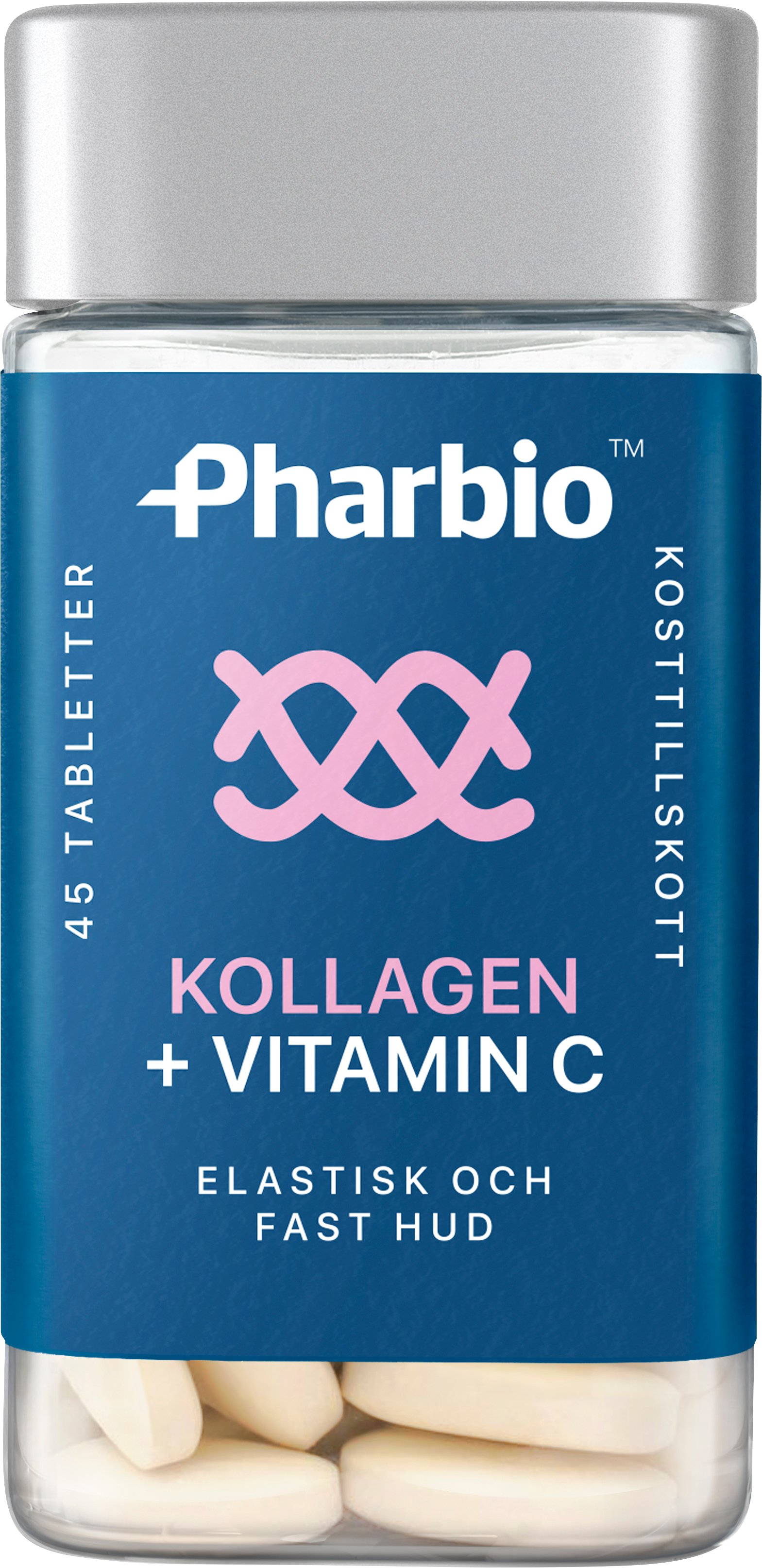 Pharbio Kollagen + Vitamin C 45 tabletter