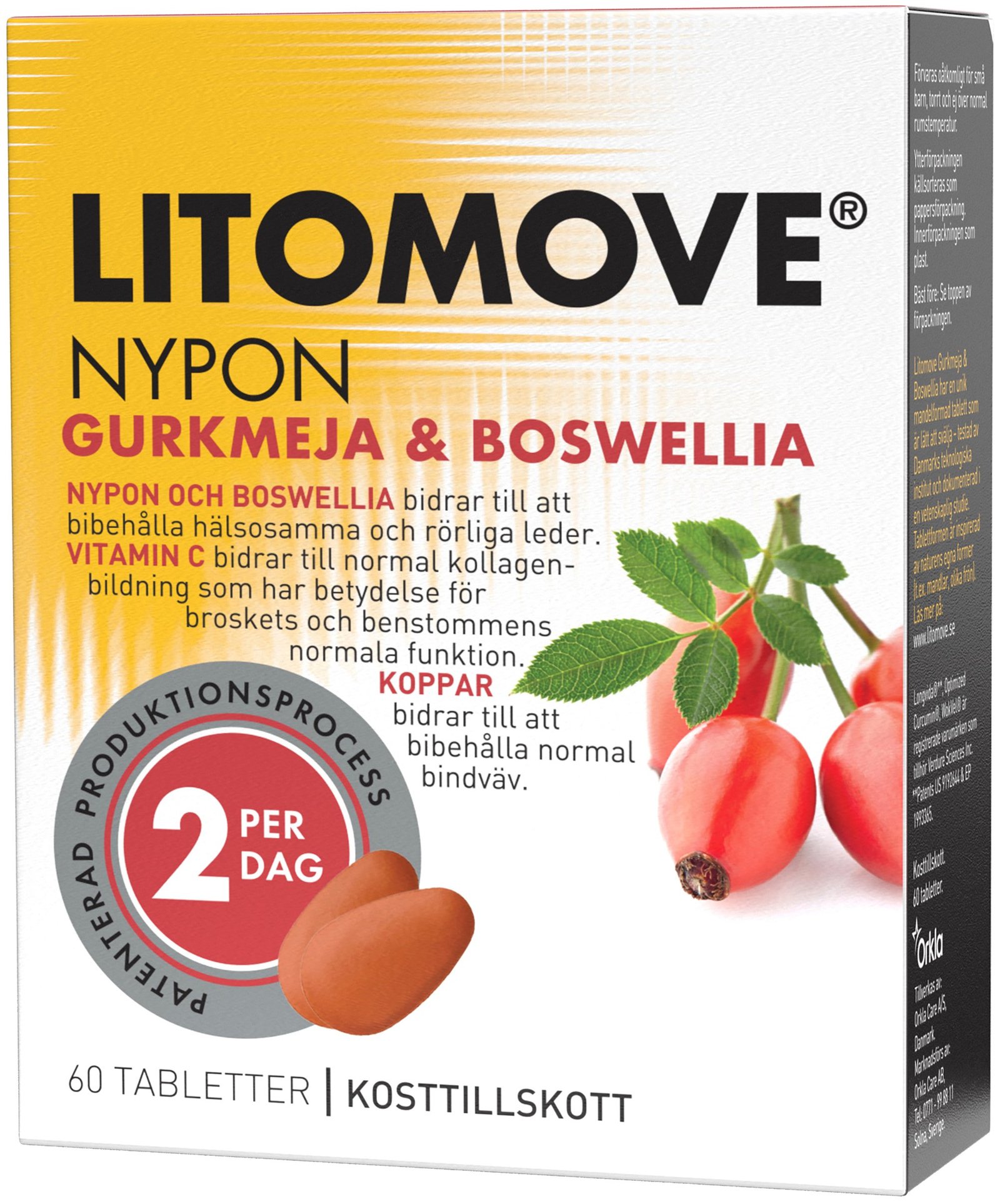 Litomove Gurkmeja & Boswellia 60 tabletter