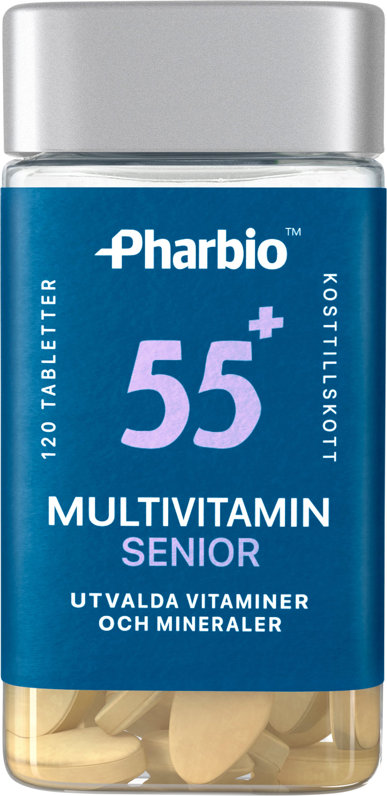 Pharbio Multivitamin Senior 55+ 120 tabletter