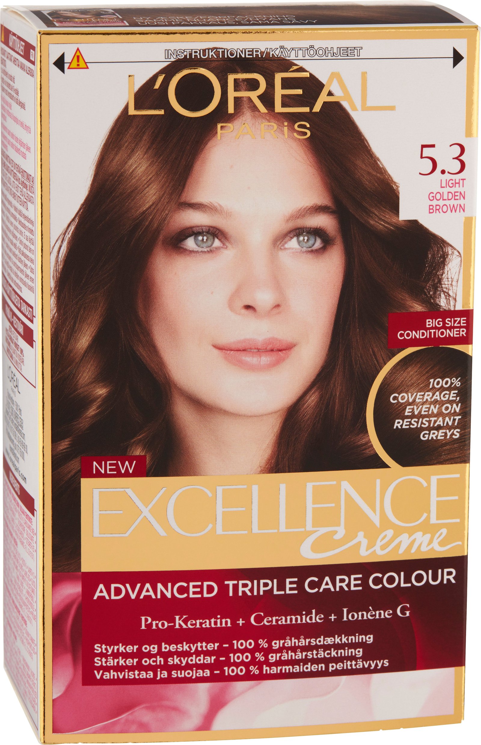L'Oréal Paris Excellence 5.3 Golden Light Brown