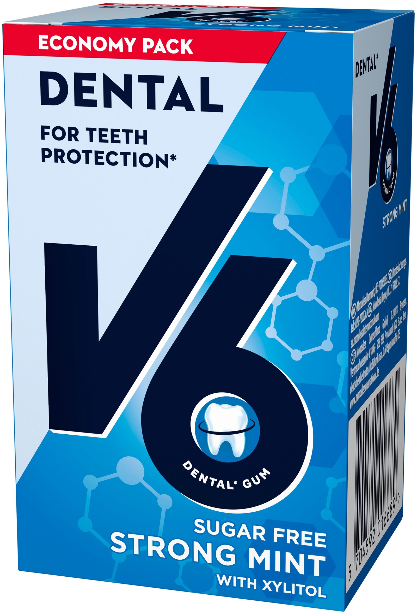 V6 Dental Care Strong Mint 72 g