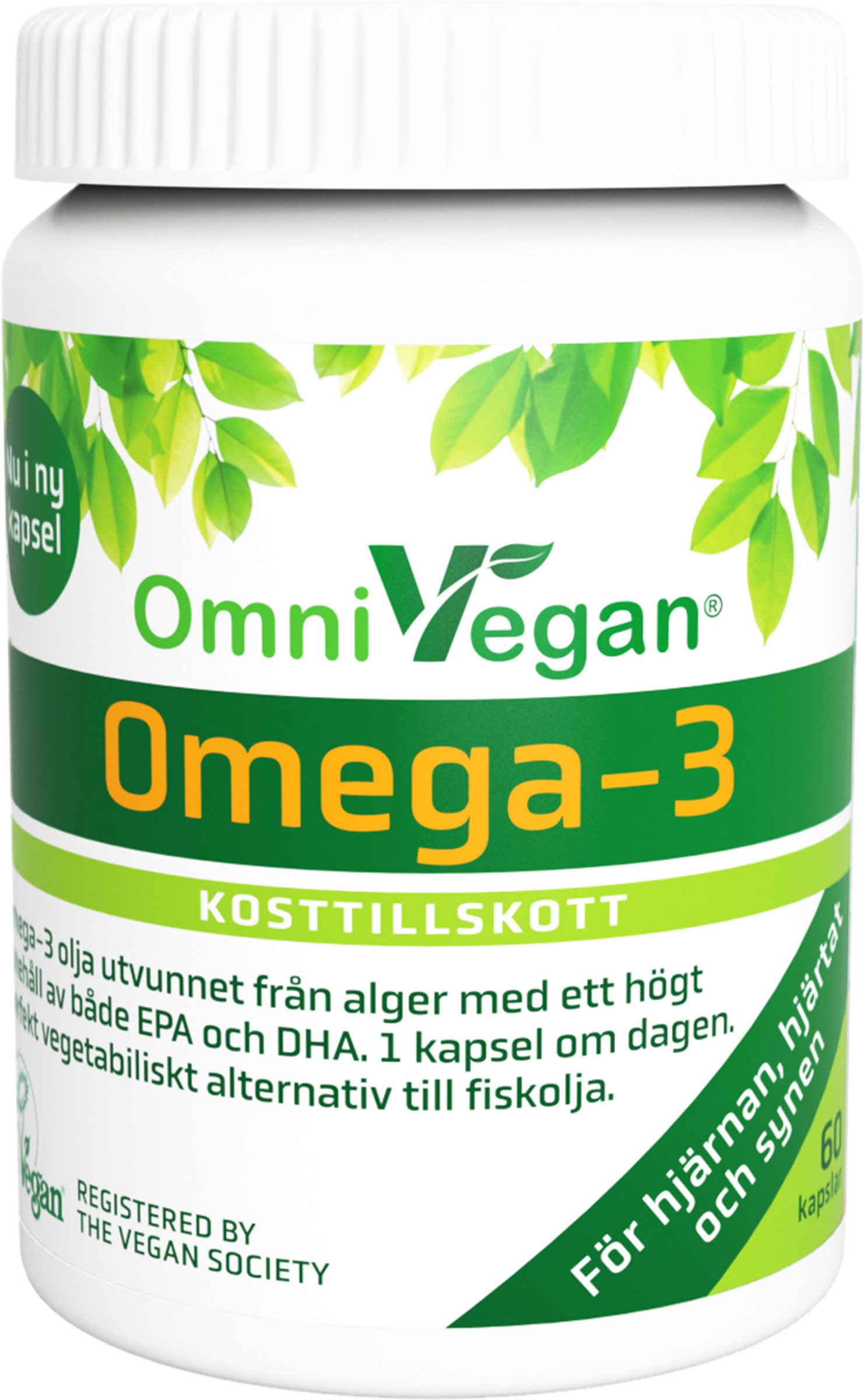 Omnisym Pharma OmniVegan Omega-3 60 kapslar