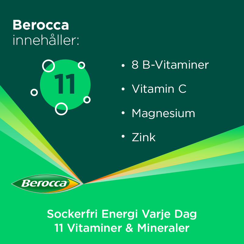 Berocca Energy Mango 15 brustabletter