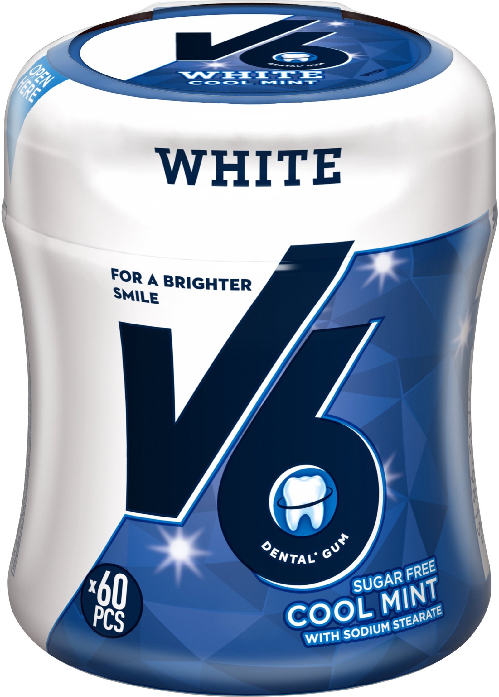 V6 White Cool Mint 60 st