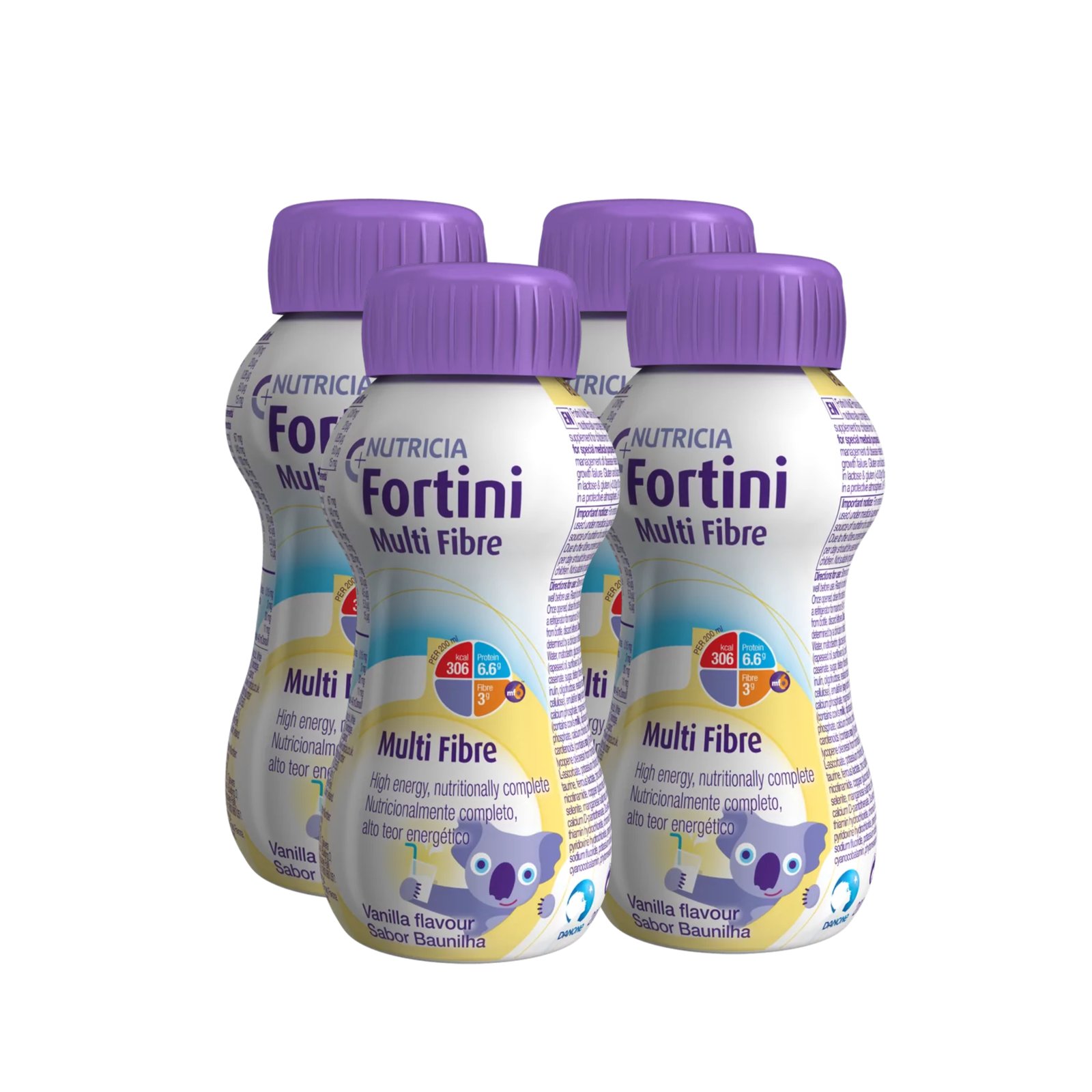 Nutricia Fortini Vanilj Näringsdryck för barn 4 x 200 ml