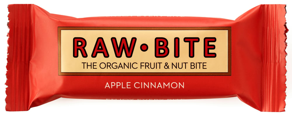 Rawbite Frukt & Nötbar Äpple Kanel 50g