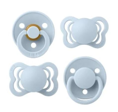 BIBS Pacifiers Try-it collection Size 1 Baby Blue