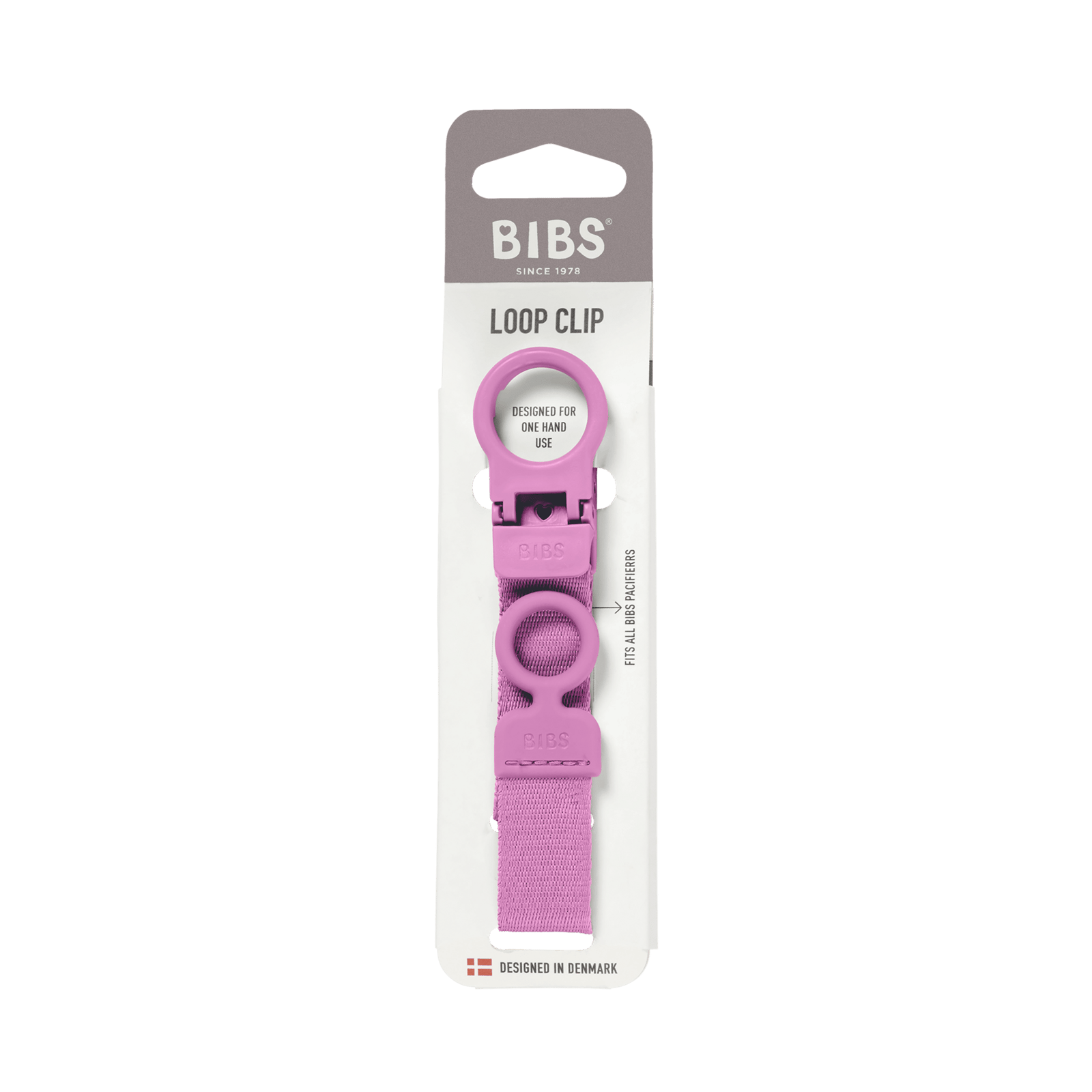 BIBS Napphållare Loop Bubblegum