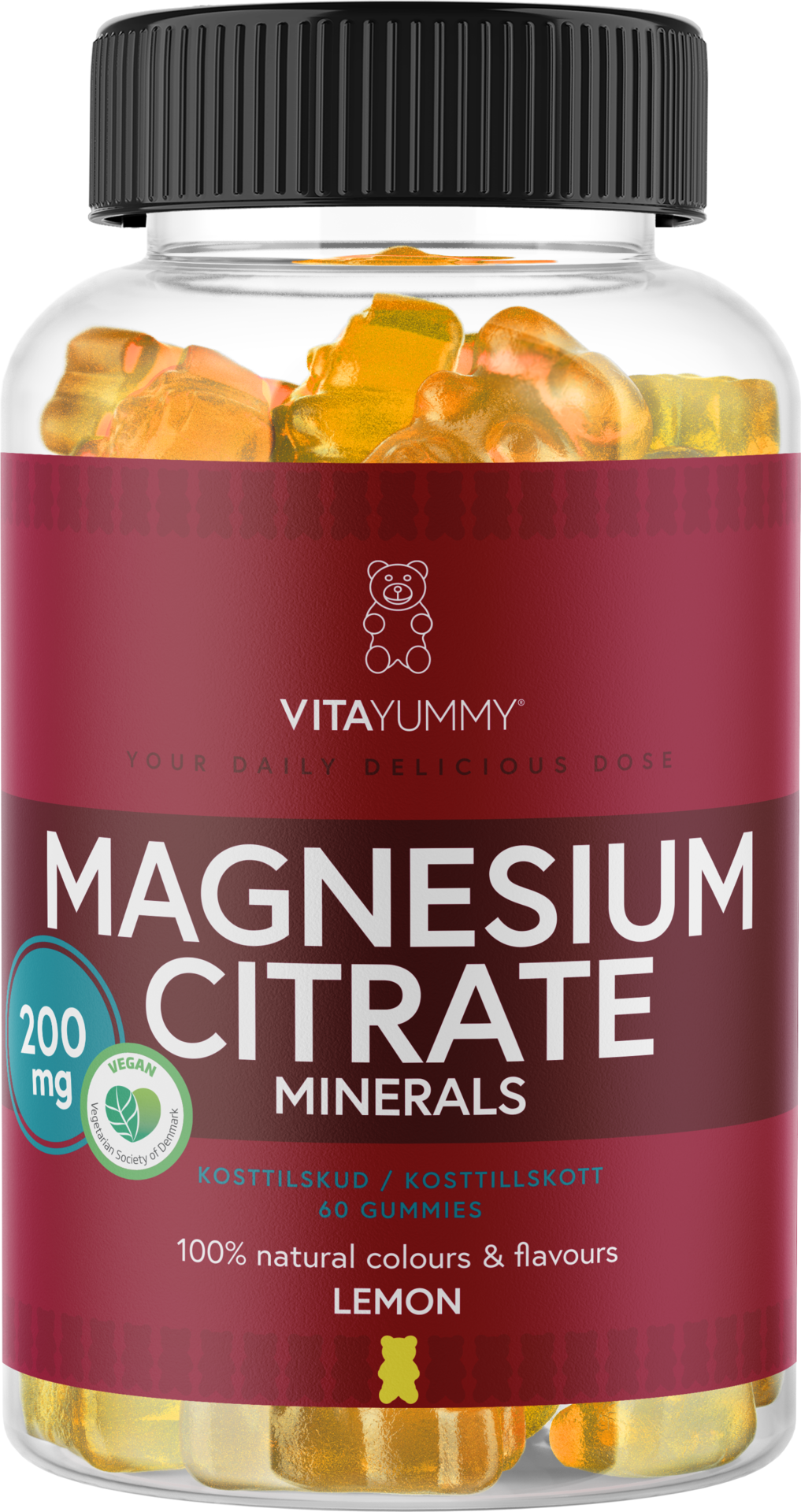 VitaYummy Magnesium Citrate Lemon 60 tuggtabletter