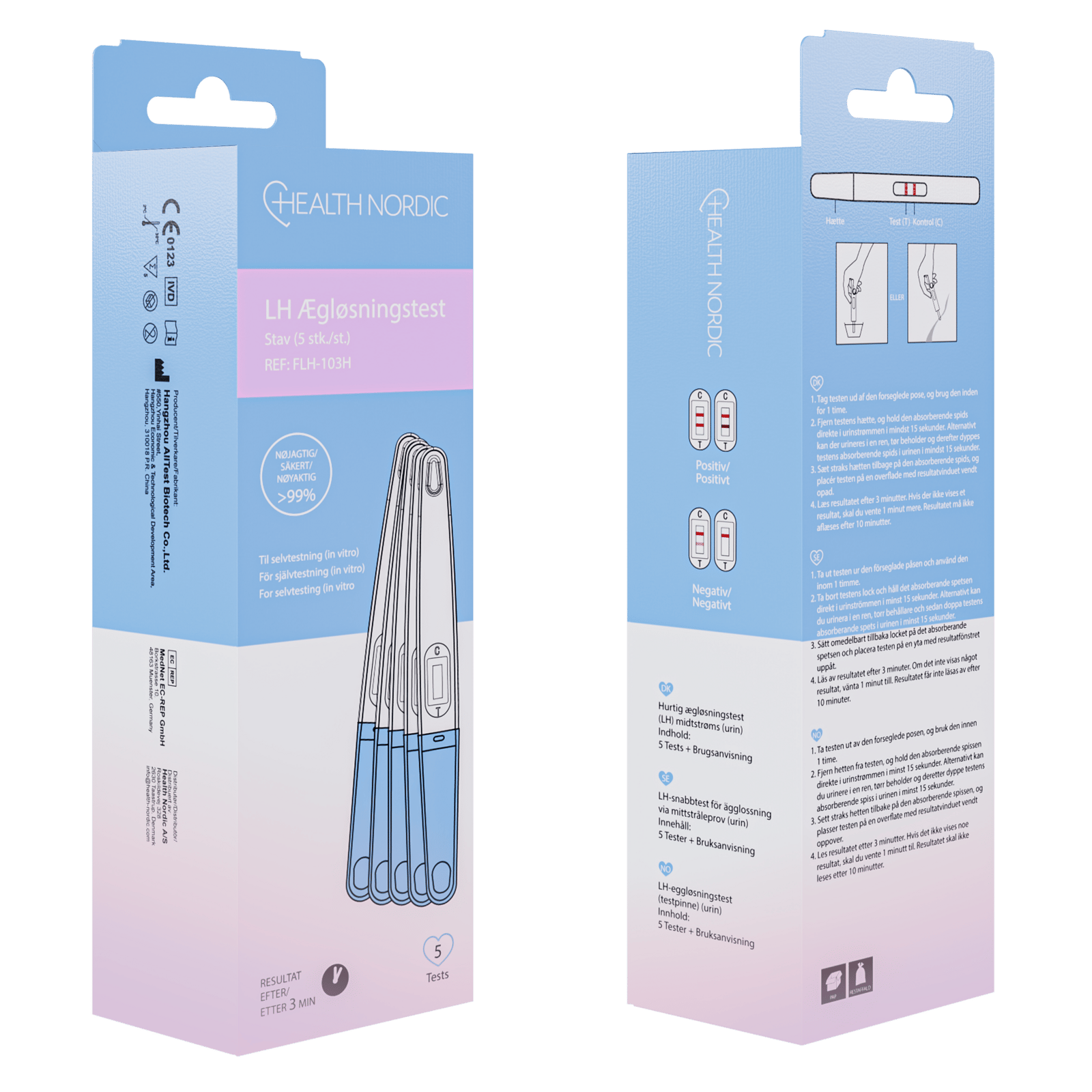Health Nordic Ägglossningstest Sticka 5 st