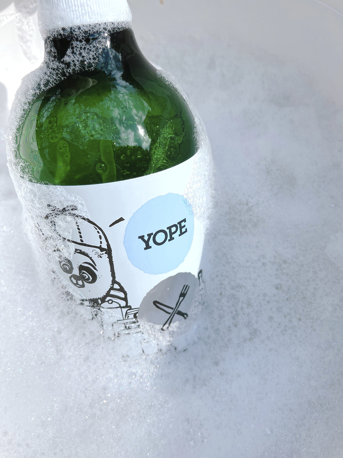 YOPE Natural Washing-Up Liquid Bergamot & Basil 750 ml