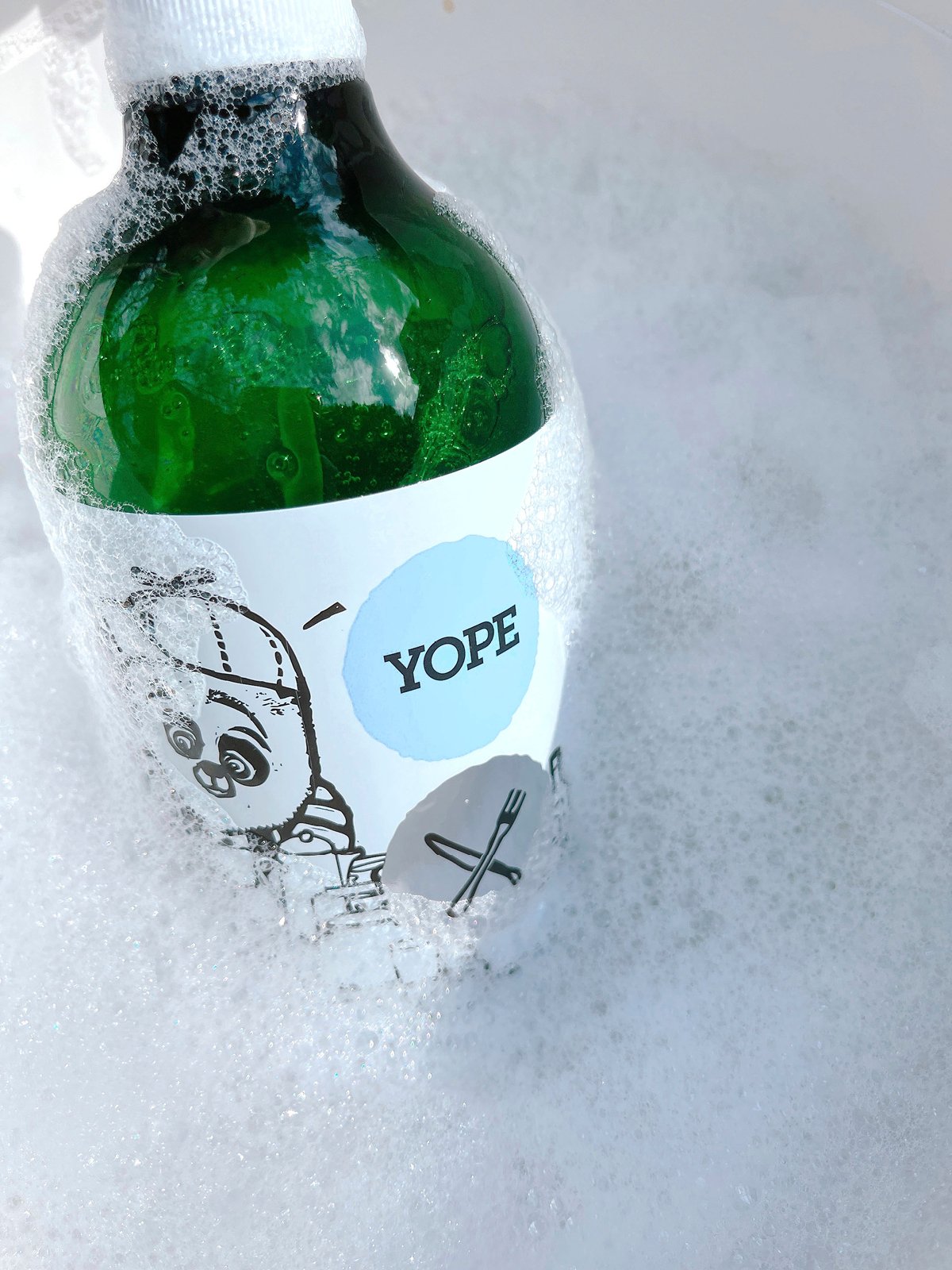YOPE Natural Washing-Up Liquid Bergamot & Basil 750 ml