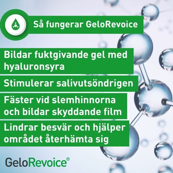 GeloRevoice Halstabletter Körsbär-Mentol 20 sugtabletter