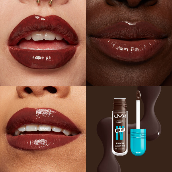 NYX Professional Makeup Lip I.V. Hydrating Gloss Stain 06 Espresso Soak 5 ml