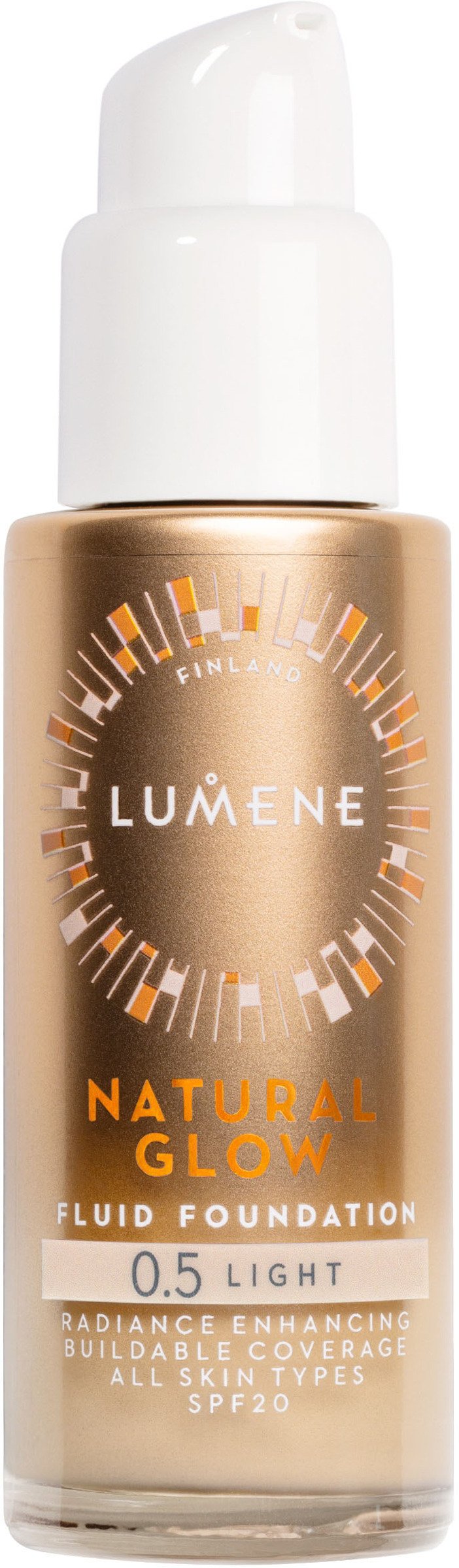 Lumene Natural Glow Fluid Foundation SPF20 0.5 Light 30 ml