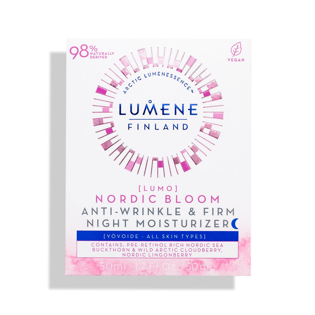 Lumene Lumo Nordic Bloom Anti-Wrinkle & Firm Night Moisturizer 50 ml